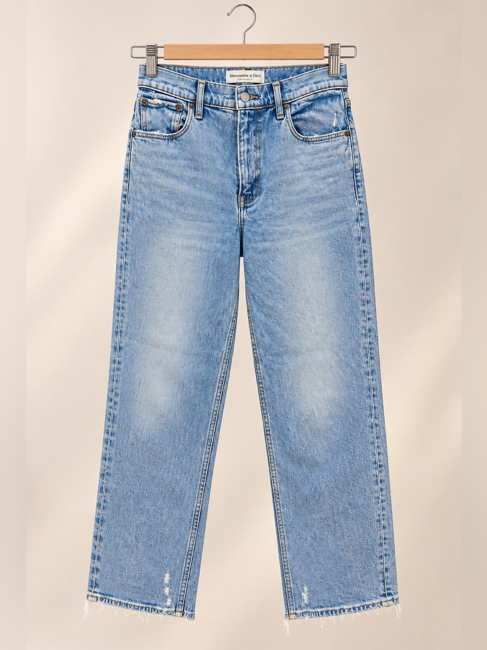 Abercrombie & Fitch 90s Ultra High Rise Straight Leg (400)